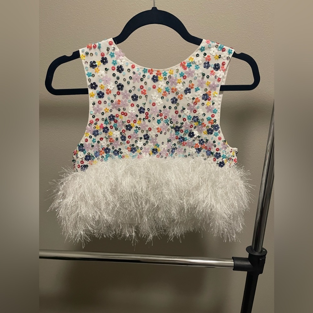 ASOS Ditsy Floral Sequin Top